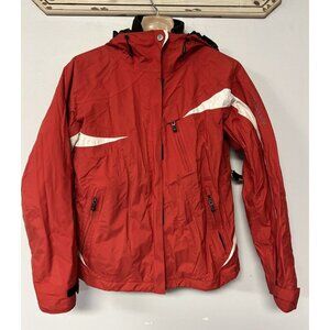Columbia Titanium Red Winter Jacket w/ Removable Fleece Liner Medium